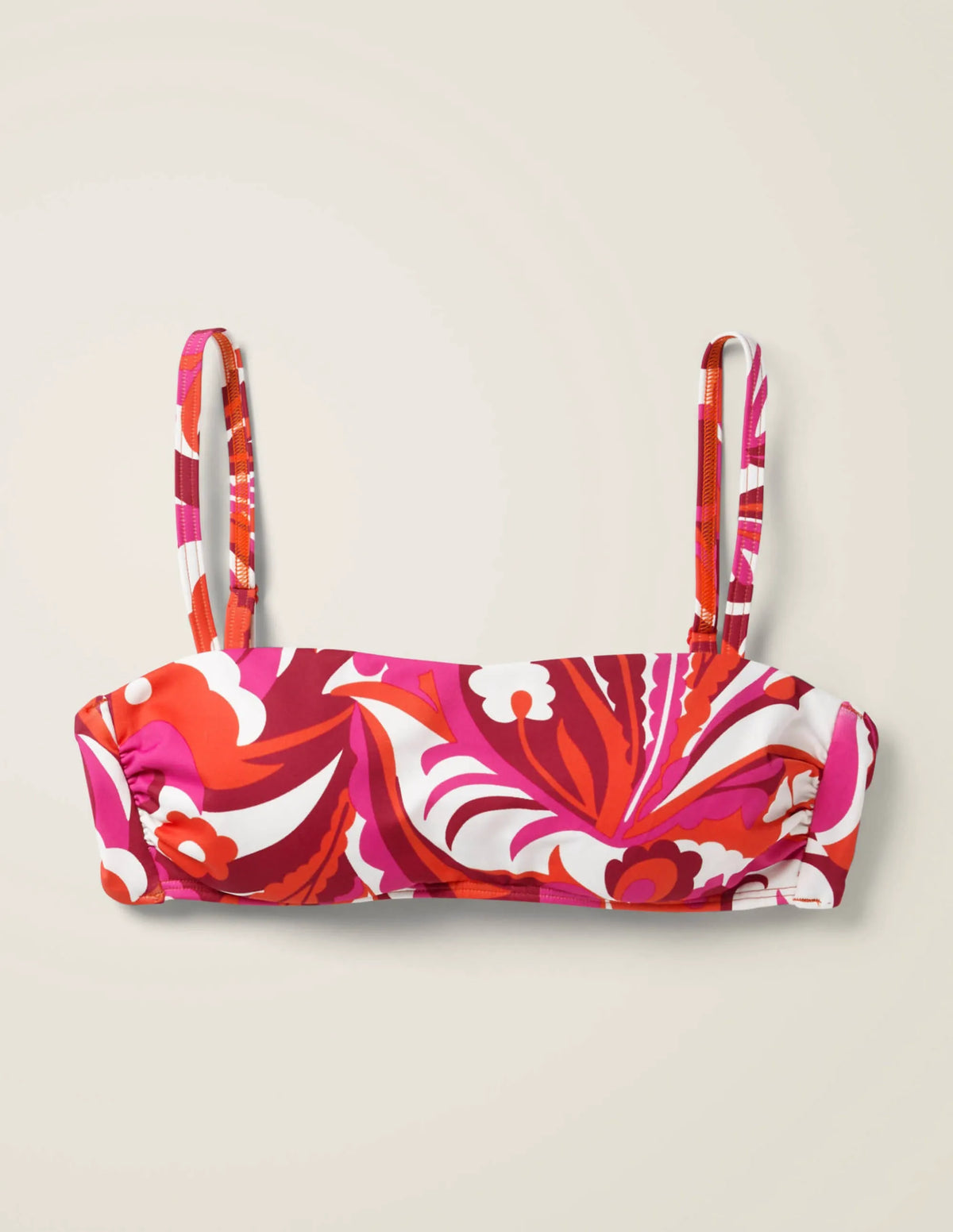 Andros Tie Detail Bikini Top-Pop Pansy, Sunkissed Floral