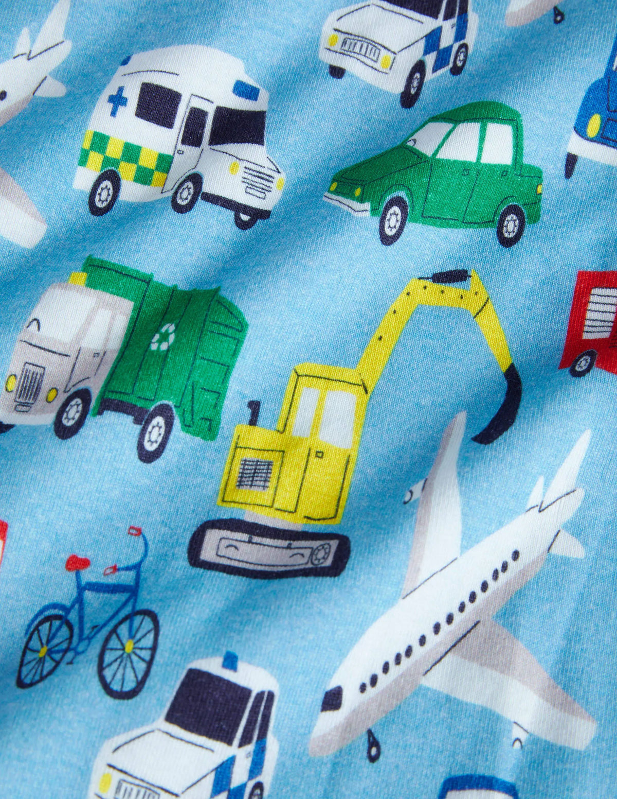 Twin Pack Snug Pajamas-Surfboard Blue Vehicles