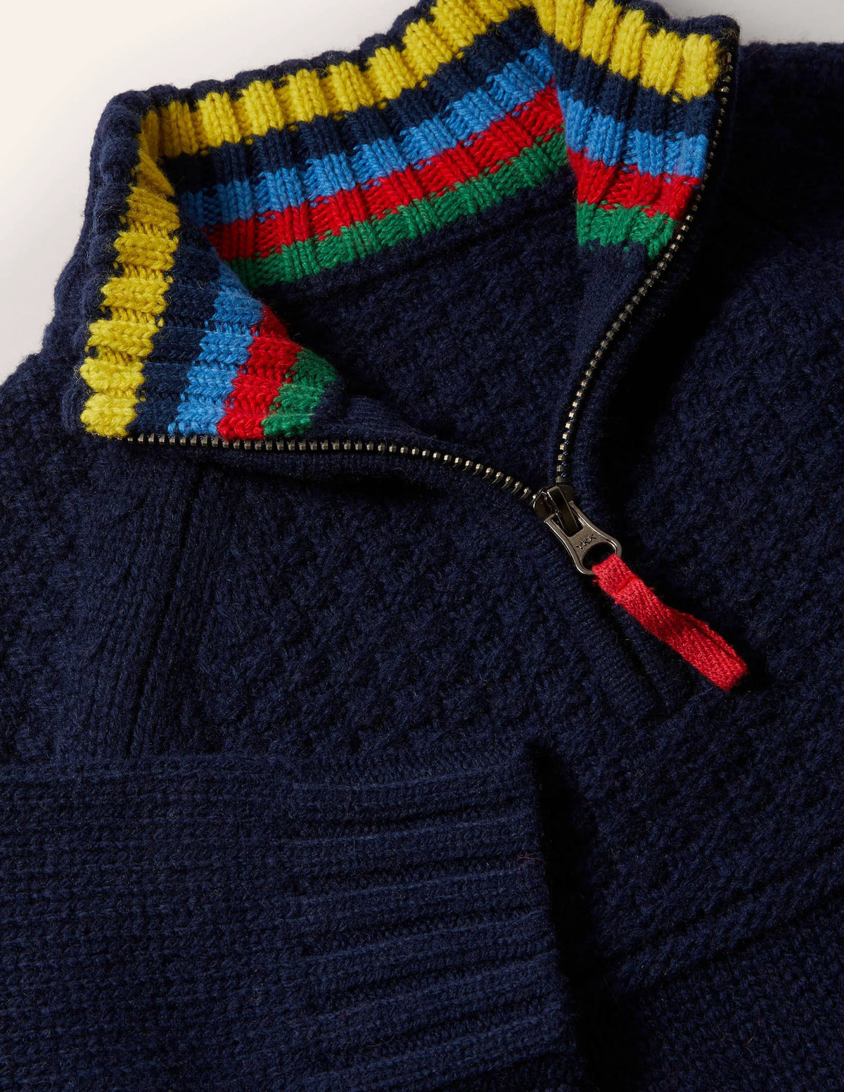 Half-zip sweater-College Navy