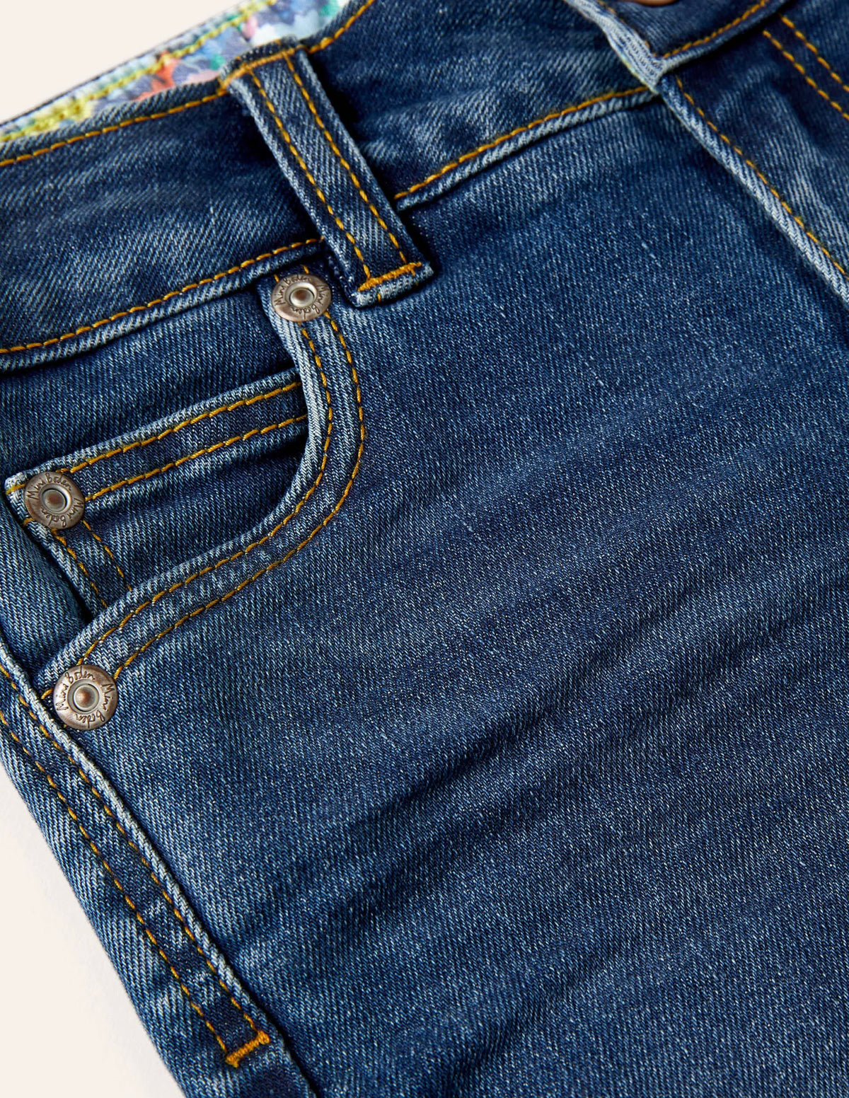 Long Denim Shorts-Mid Vintage