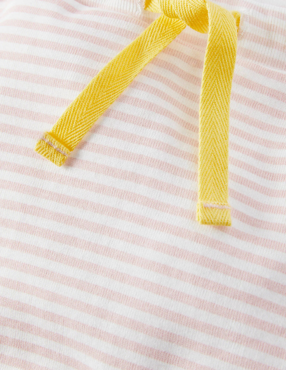 Organic Newborn Leggings-Ivory/Boto Pink
