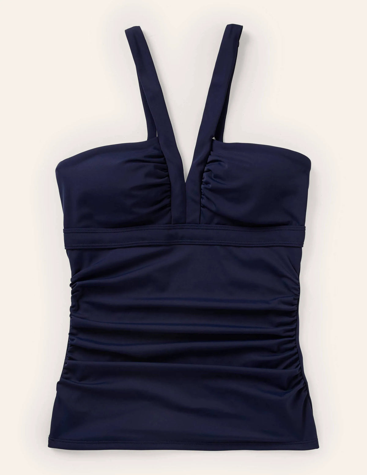 Corsica V-neck Tankini Top-French Navy