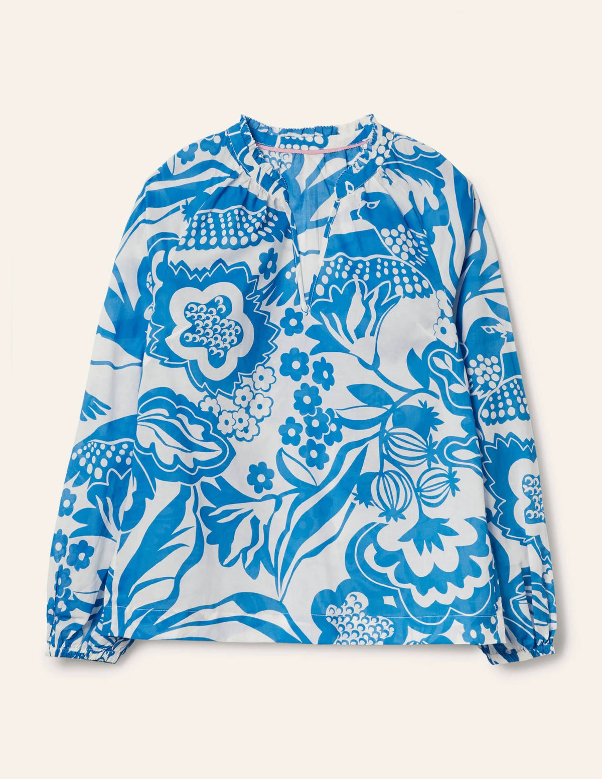 Heather Top-Moroccan Blue, Exotic Escape