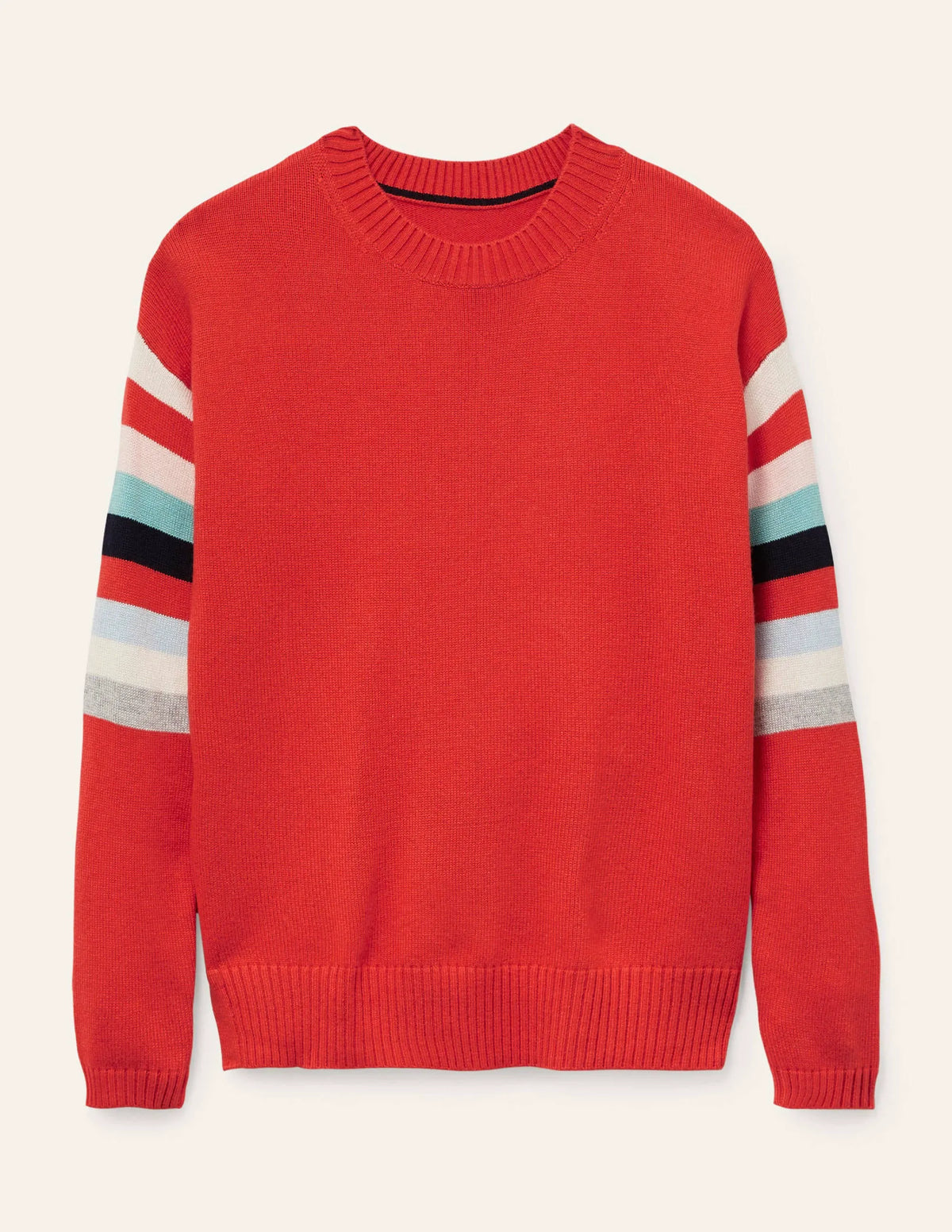 Lennox Relaxed Sweater-Cherry Red