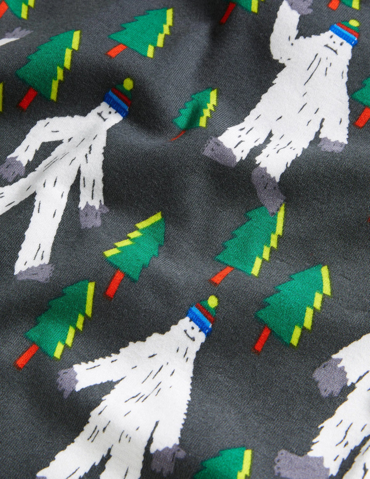 Snug Long John Pajamas-Smoke Grey Yeti