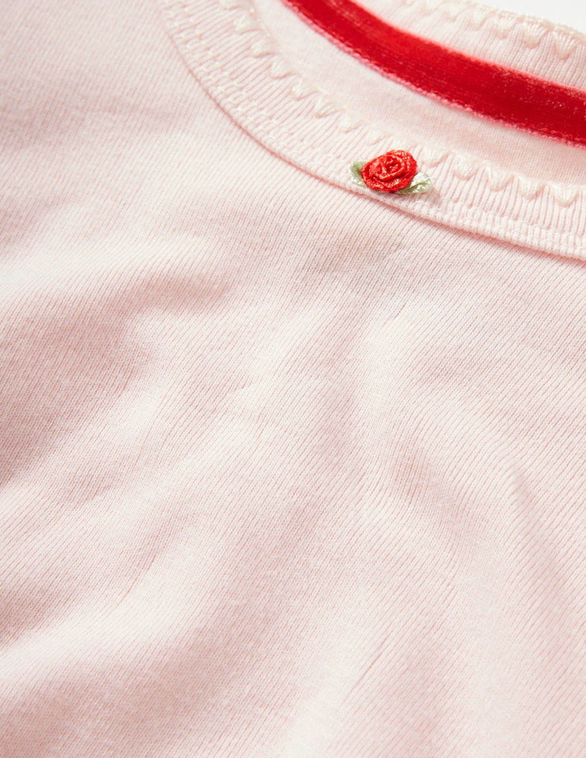 Long-sleeved Rosebud-Parisian Pink