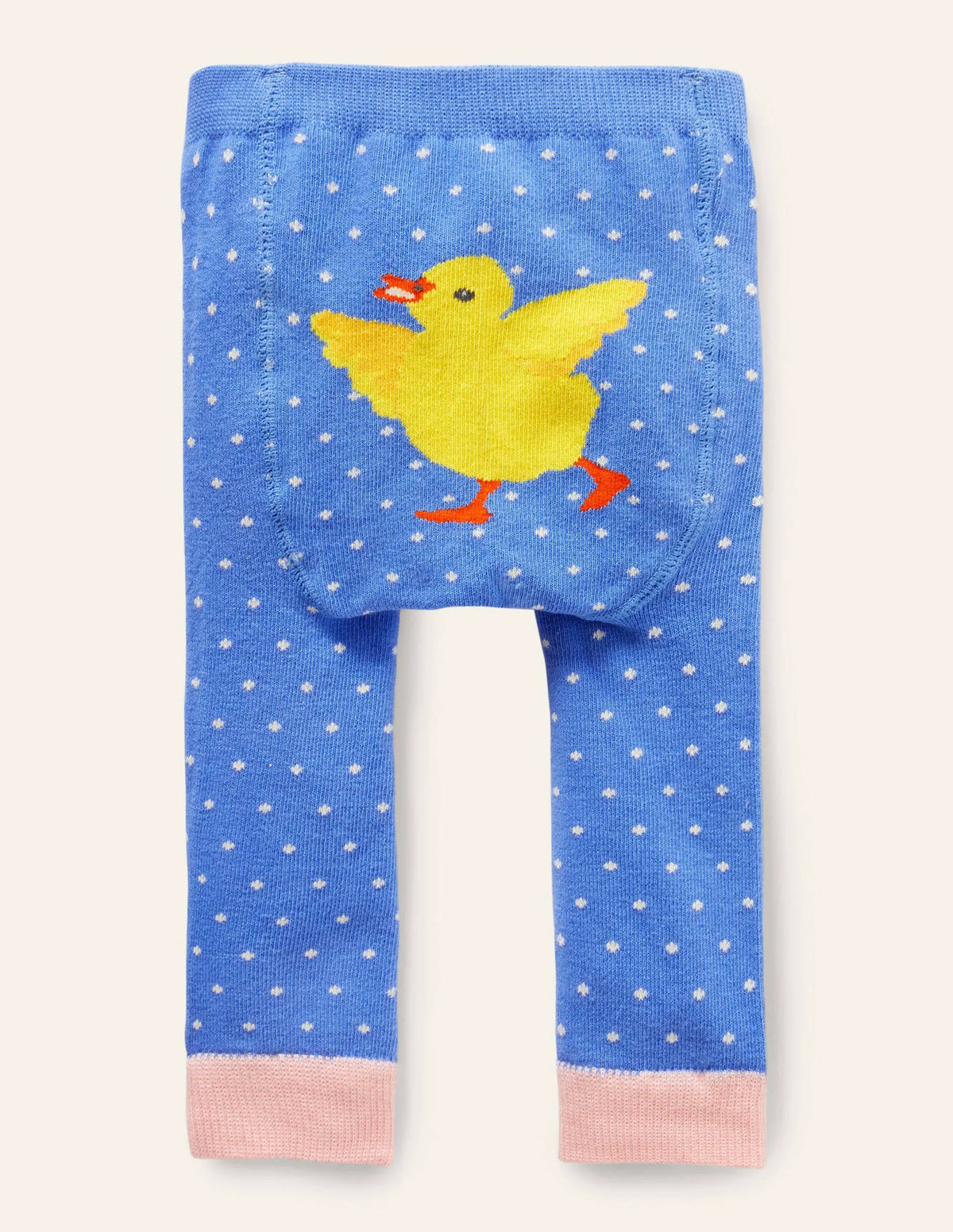 Knitted Leggings-Bright Bluebell Chick