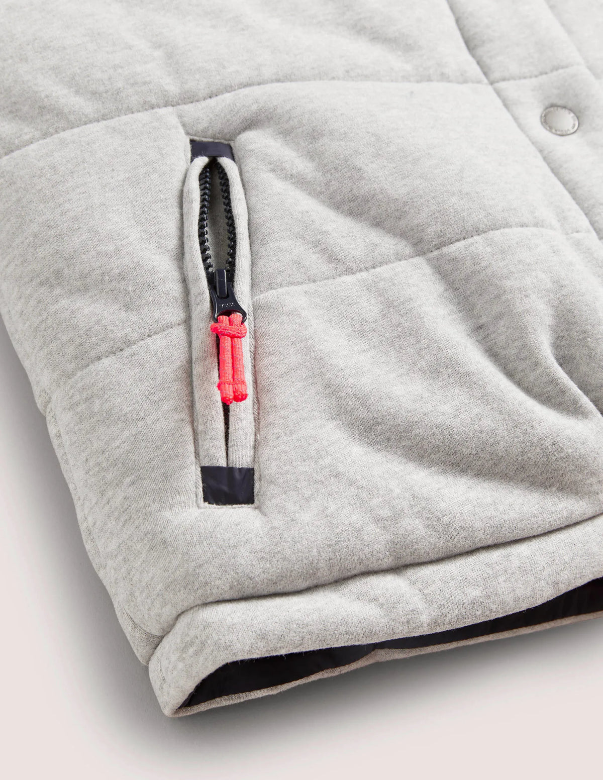 Reversible Vest-Grey Marl with Navy