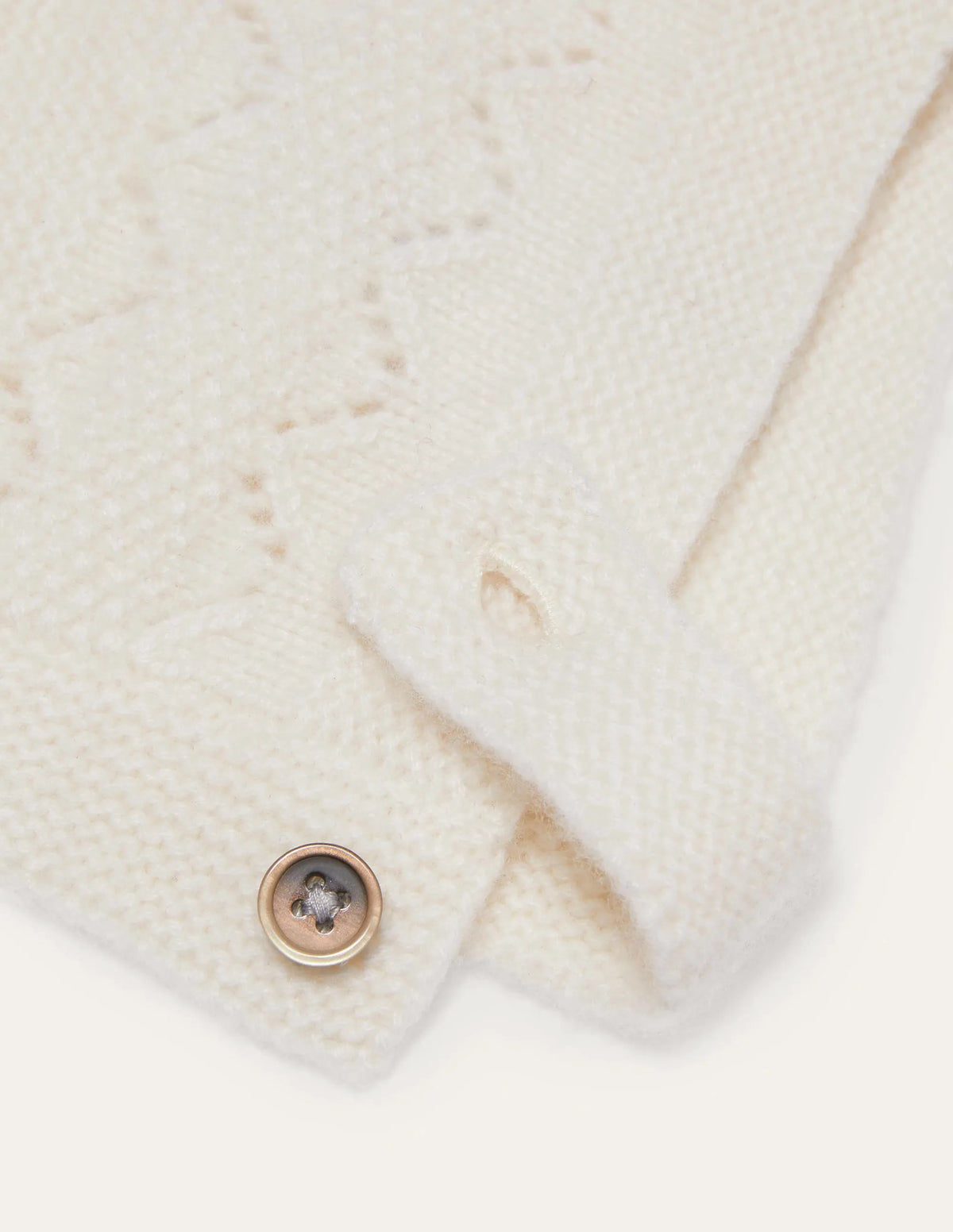 Cashmere Bonnet-Ecru