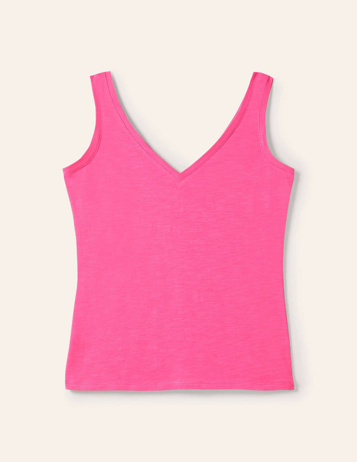 Cotton Tank Top-Festival Pink