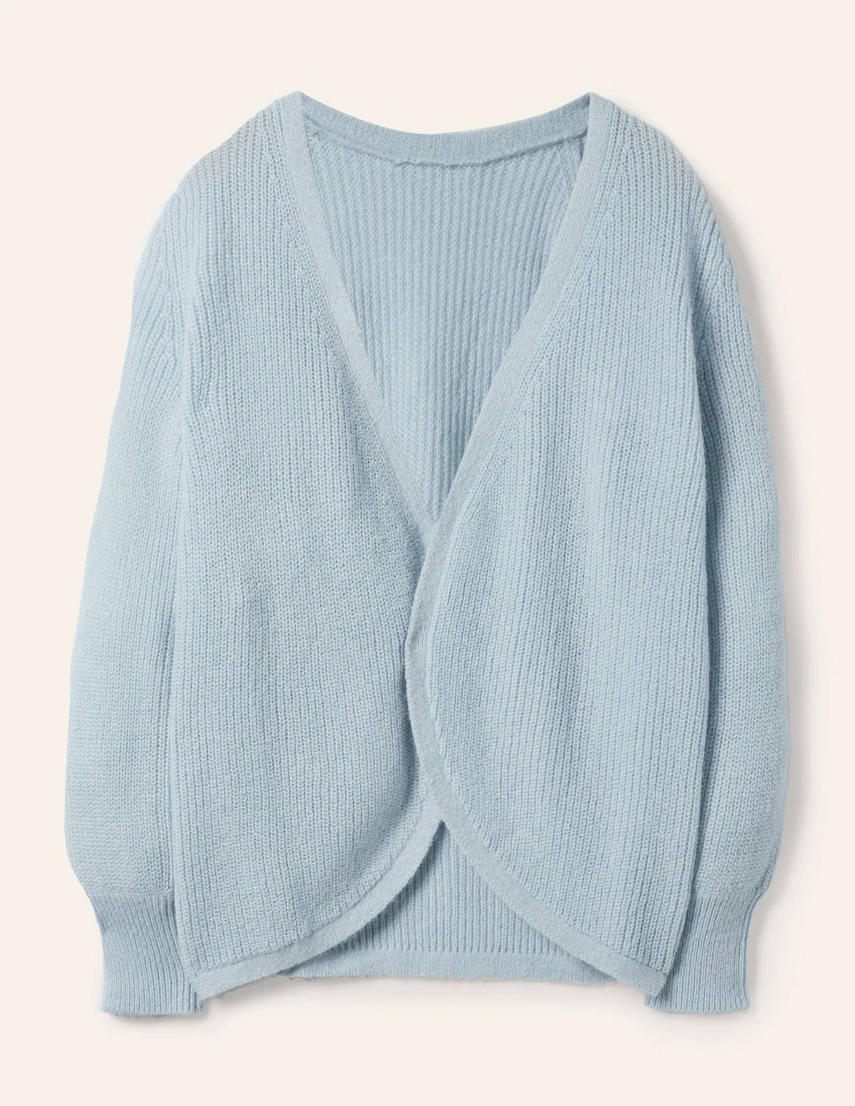 Relaxed Fluffy Cardigan-Dawn Sky