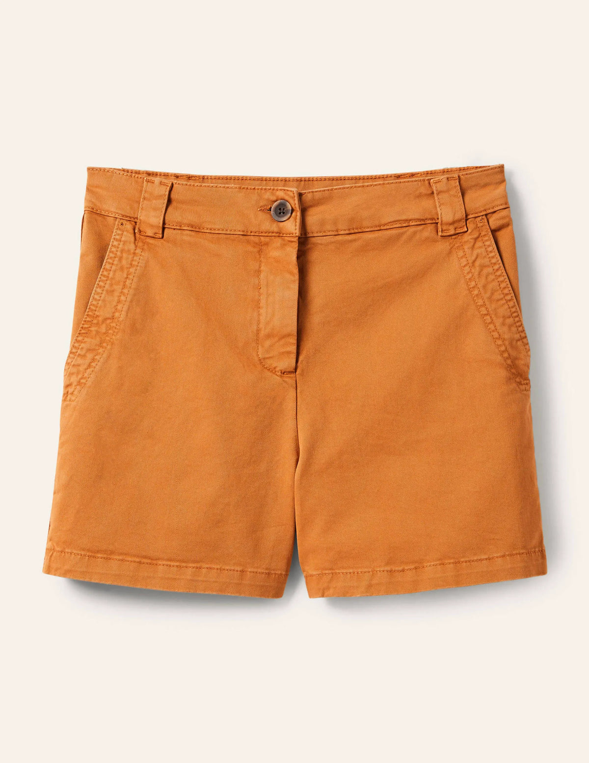 Classic Chino Shorts-Teak Wood Brown