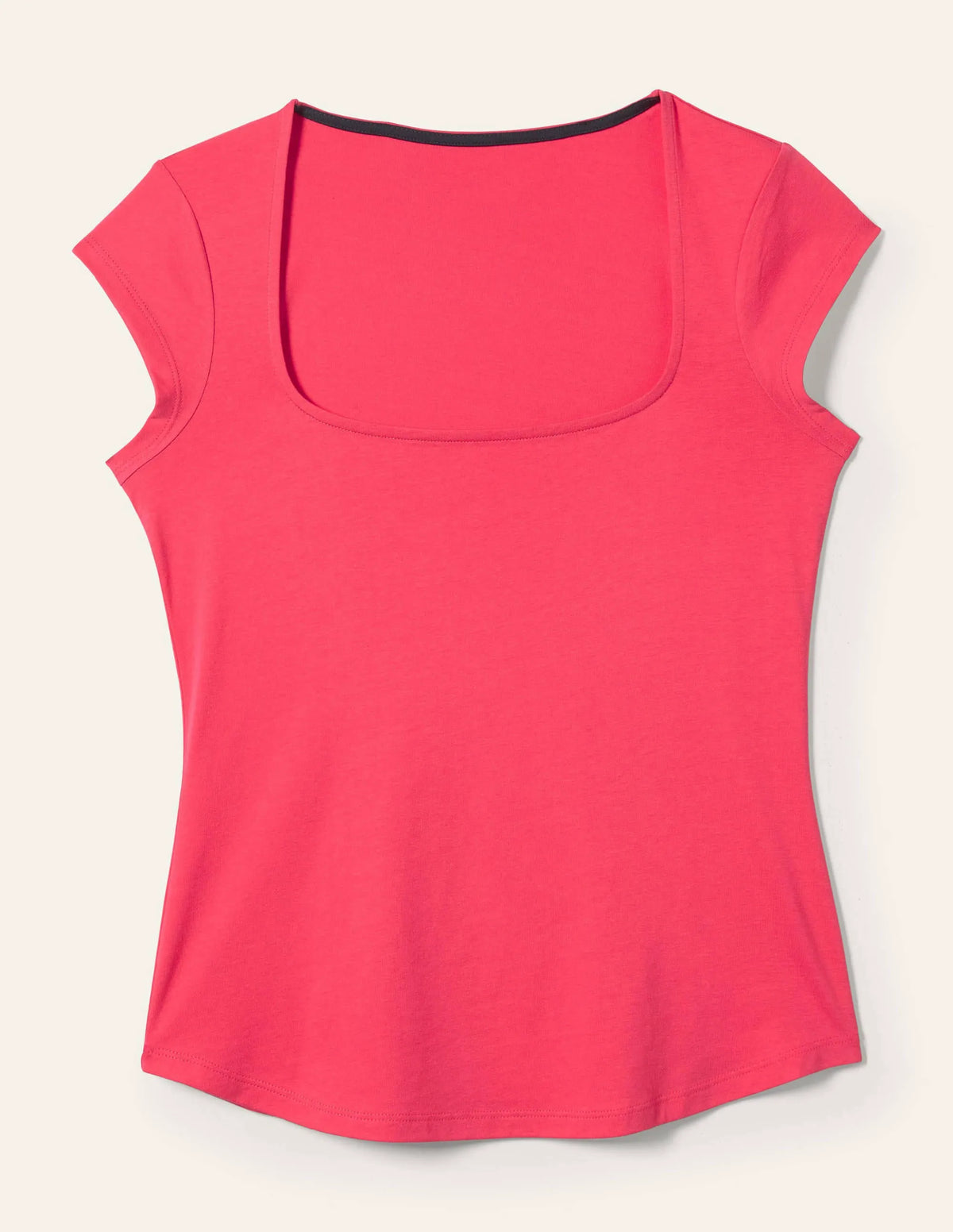 Supersoft Cap Sleeve Top-Radish