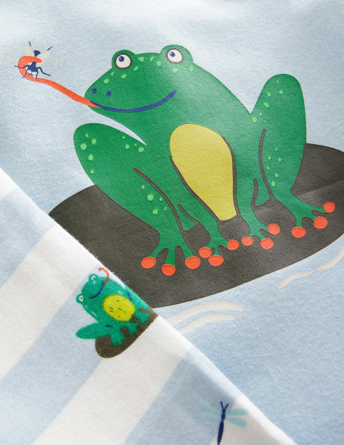 Snug Twin Pack Long Pajamas-Surf Frog