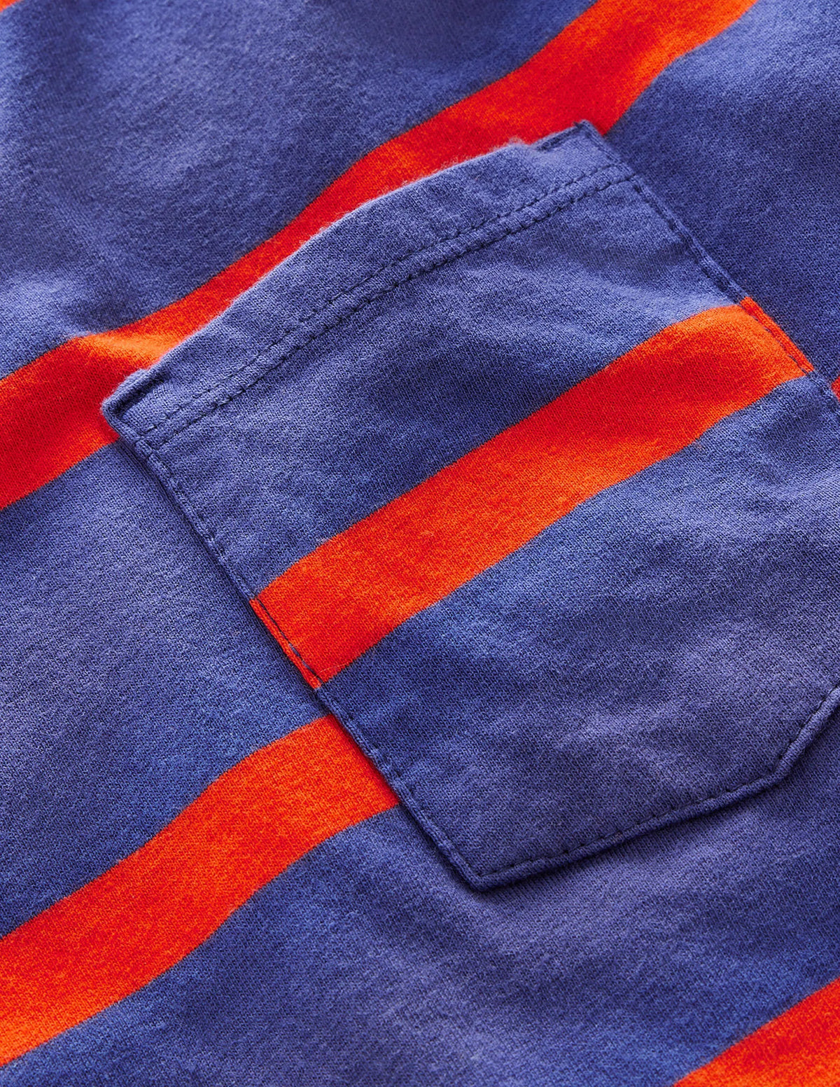 Relaxed T-shirt-Soft Starboard/Mandarin Red