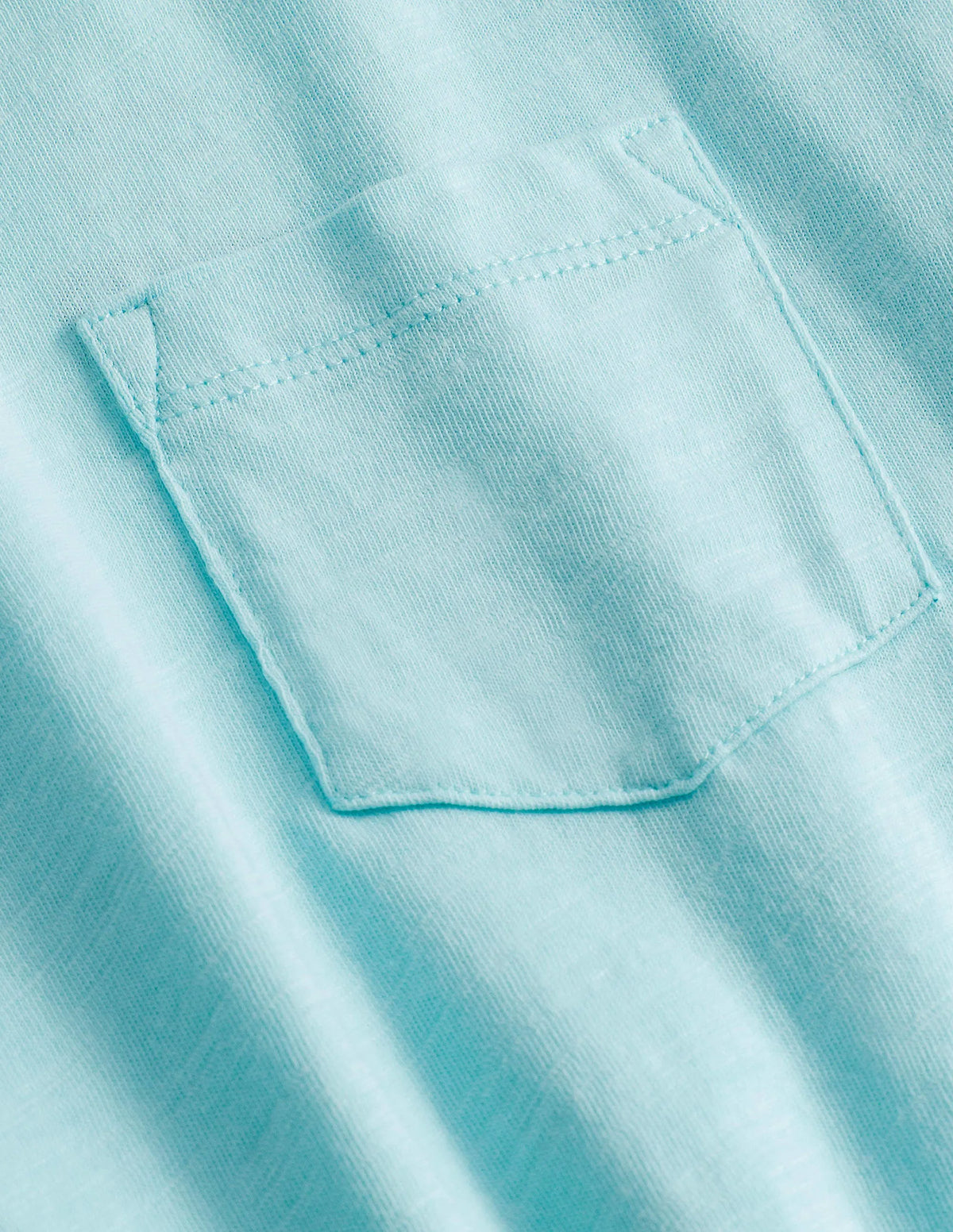 Washed Slub T-shirt-Light Blue