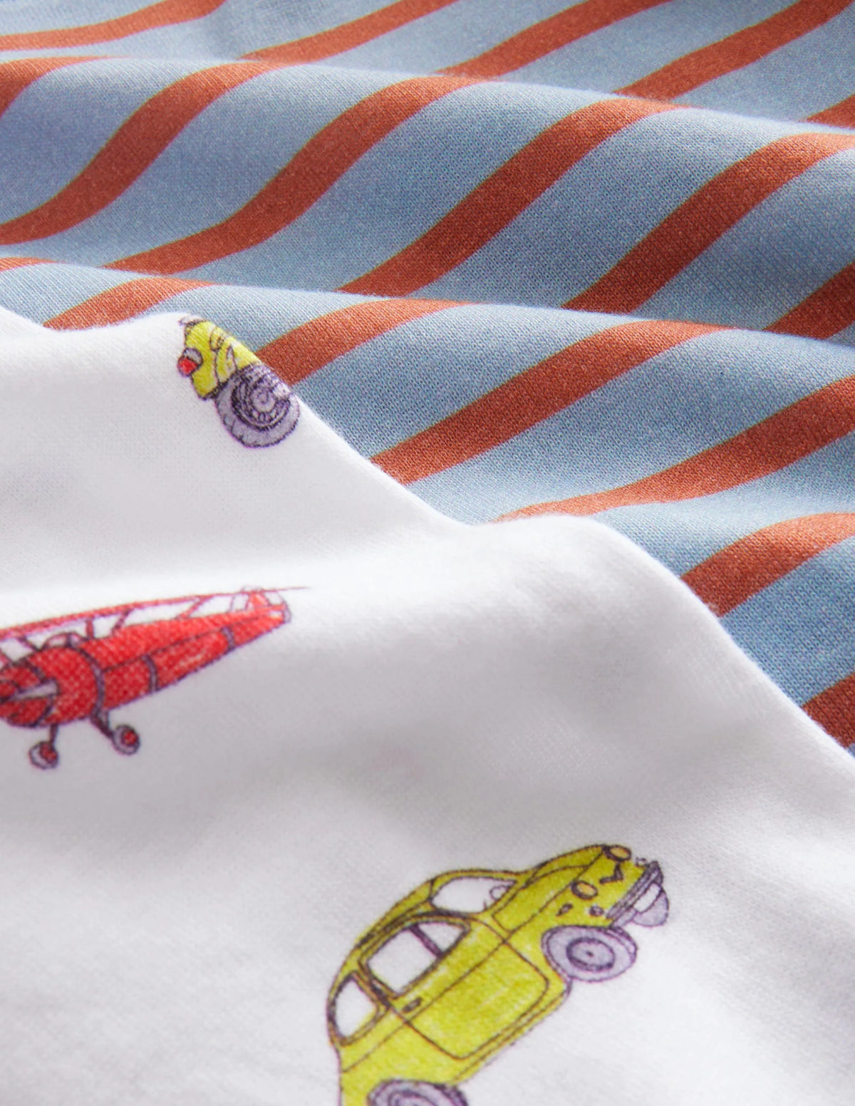 Snug Twin Pack Long Pajamas-Vehicles