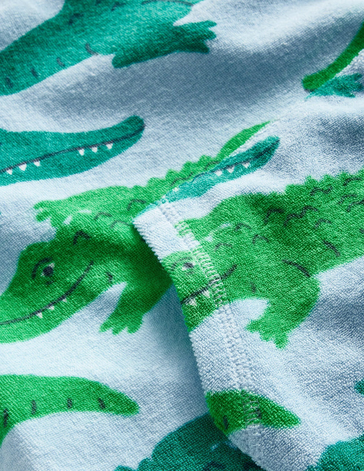 Towelling Throw-on-Bright Green Crocs
