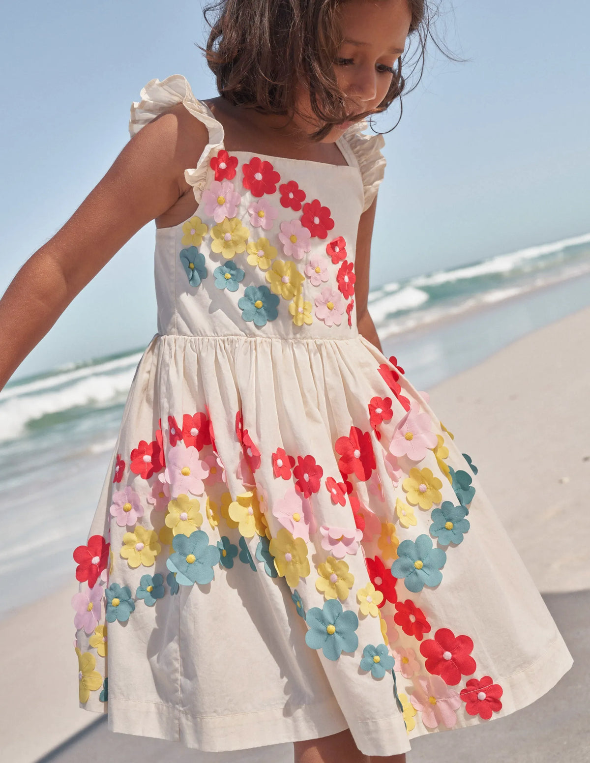 Flutter Flower Rainbow Dress-Vanilla Pod