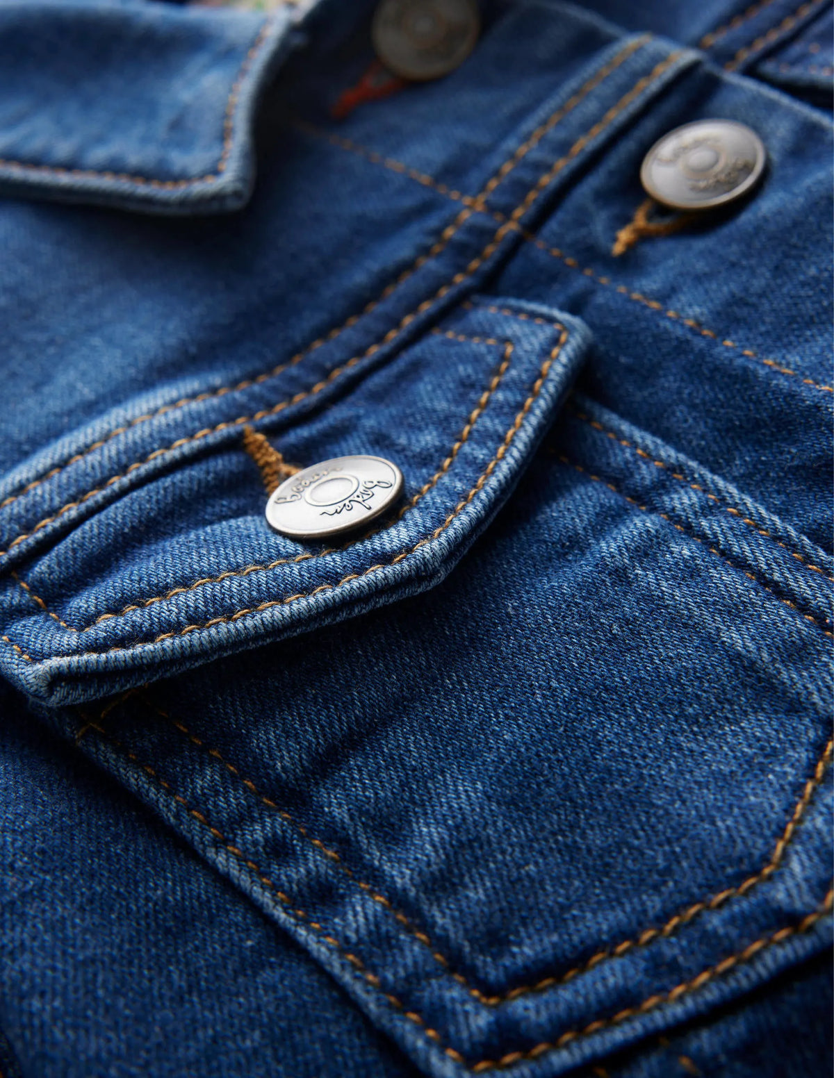 Everyday Denim Jacket-Mid Vintage Denim