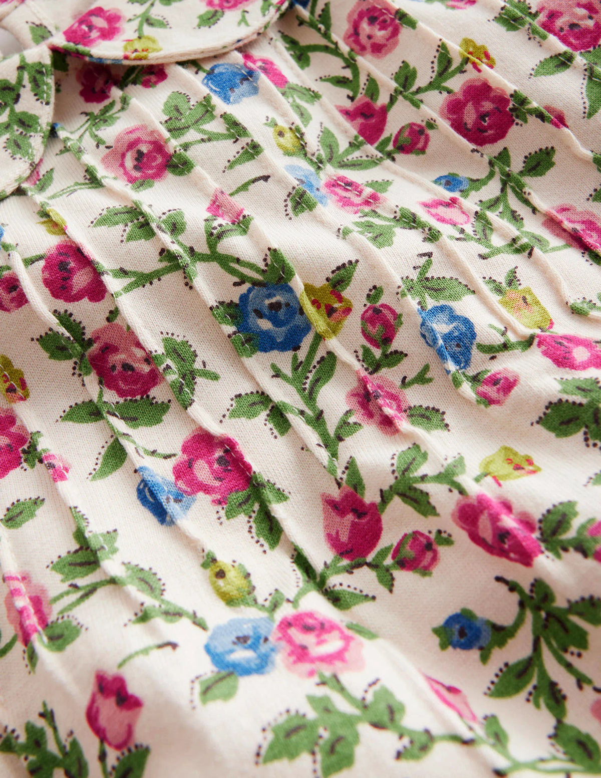 Collared Jersey Top-Vanilla Pod Rose