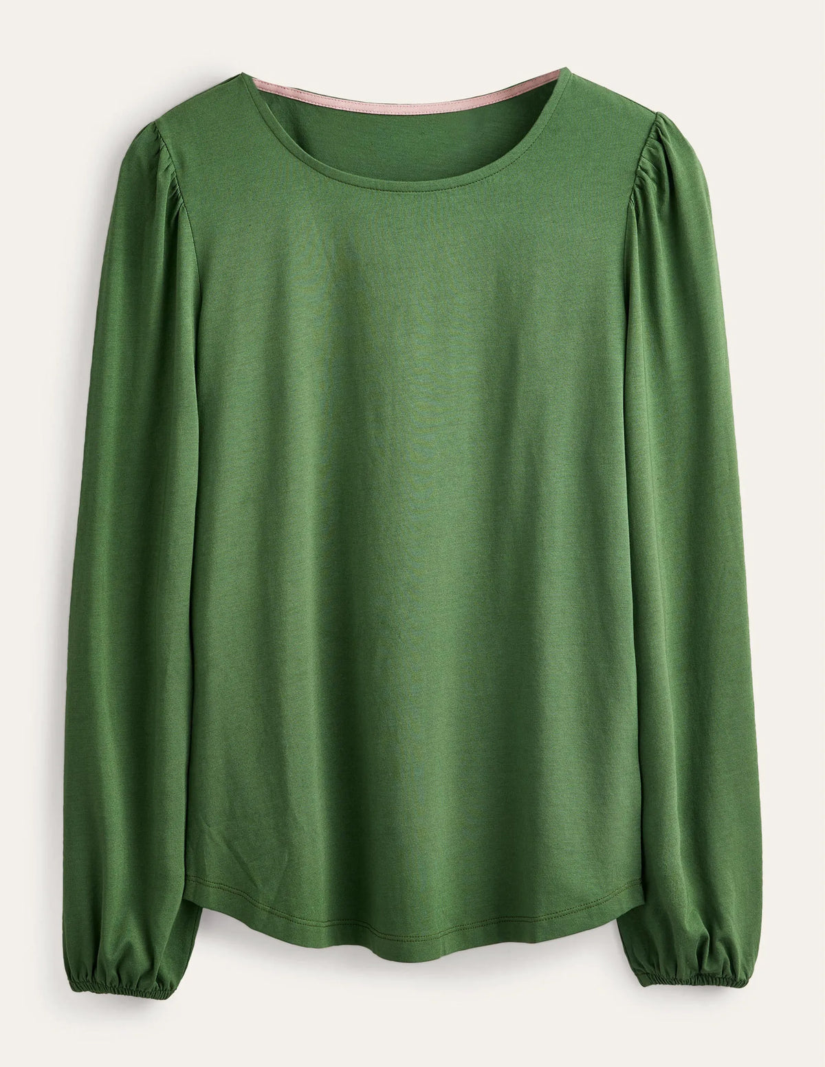 Supersoft Long Sleeve Top-Broad Bean