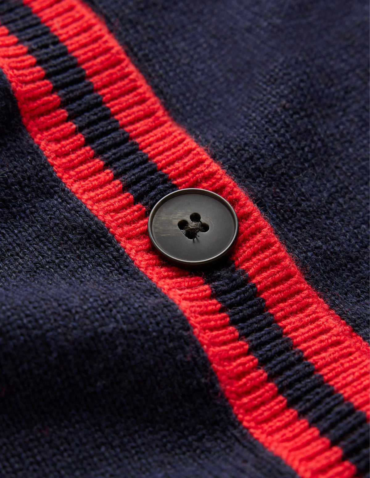 Cecily Button Back Sweater-Navy, Brand Stripe