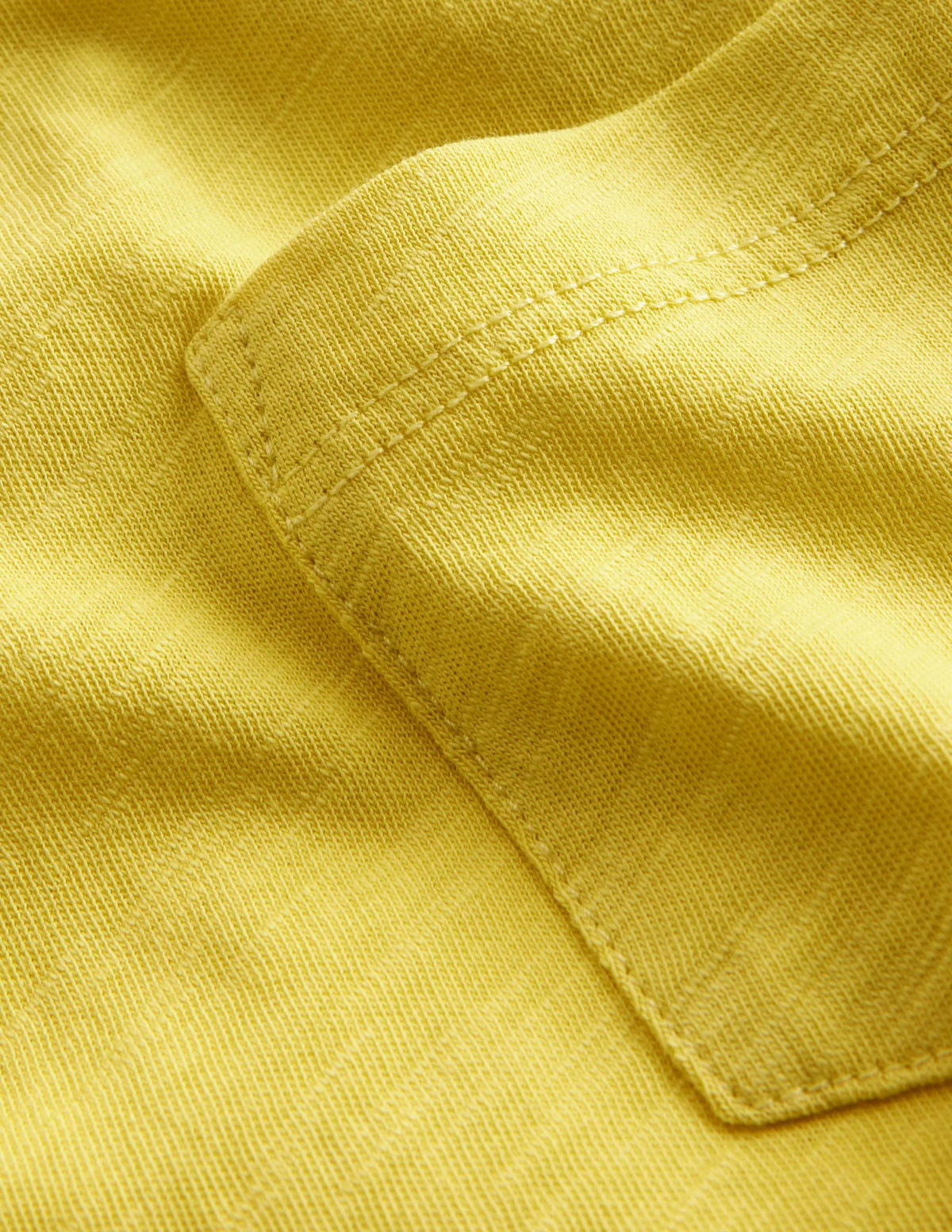 Washed Slub T-shirt-Zest Yellow