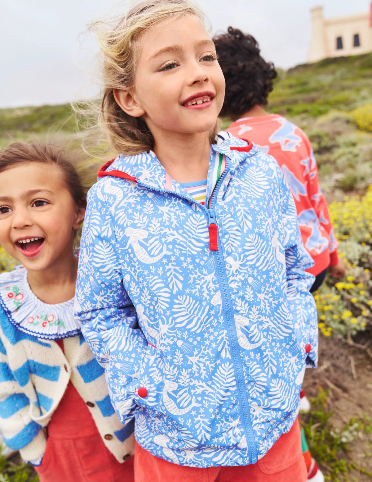 Jersey Lined Anorak-Wisteria Blue Mermaids