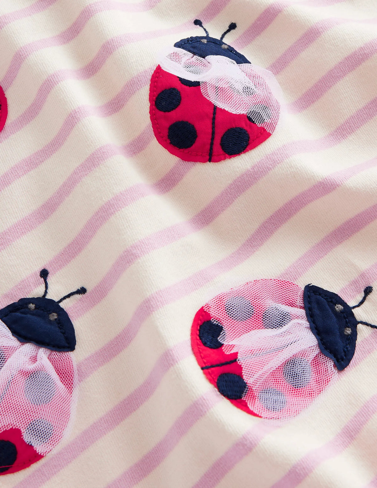 Flutter Short Sleeve T-Shirt-Sugared Almond/Vanilla Pod