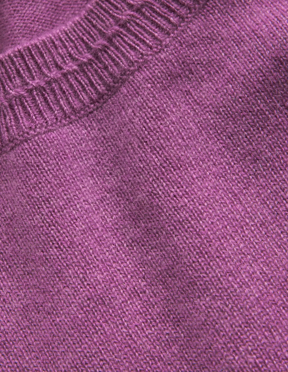 Eva Cashmere Crew Neck Sweater-Mulberry