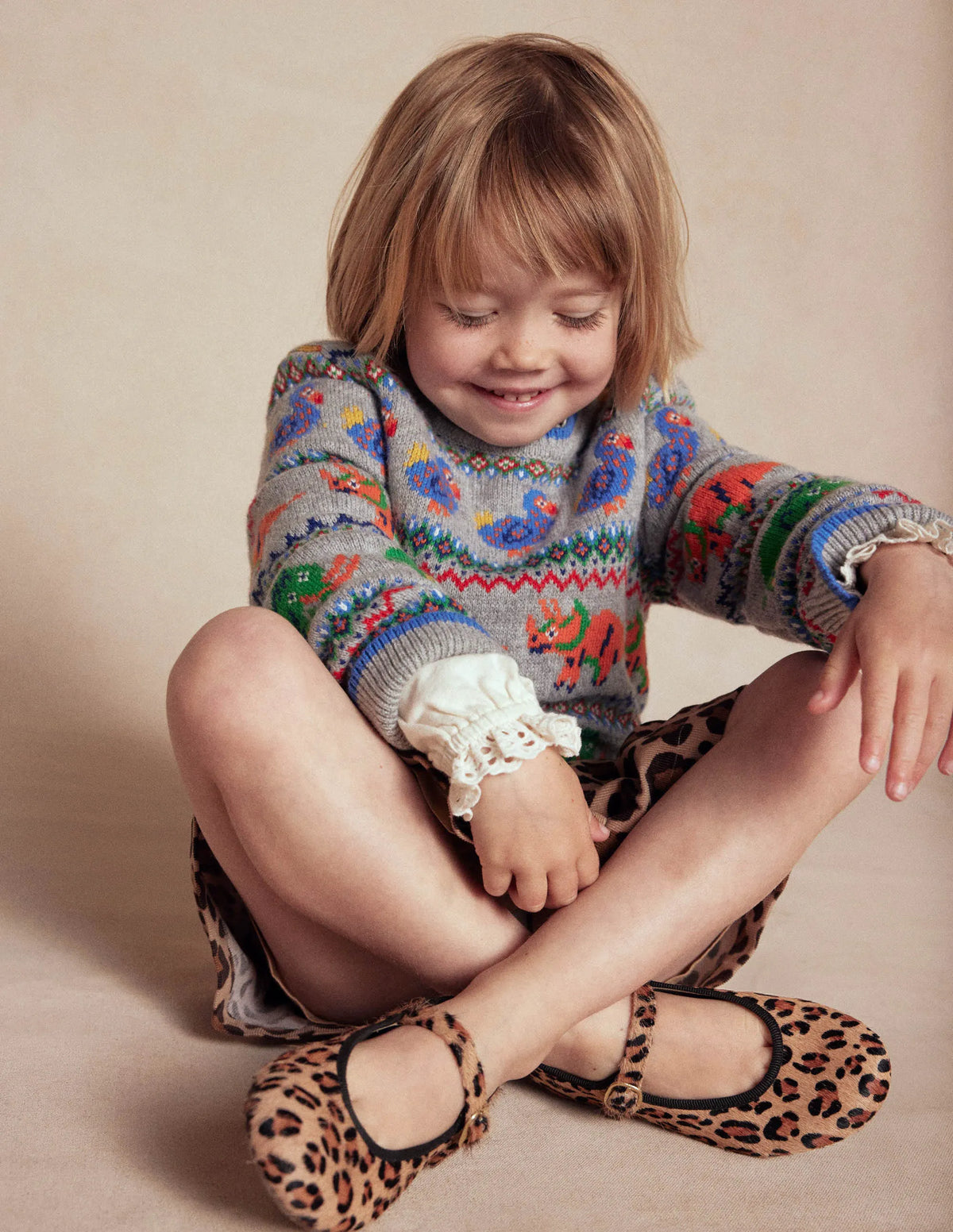 Mary Jane Shoes-Leopard