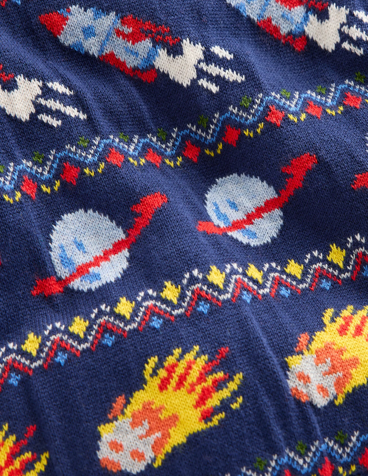 Knitted Play Set-Navy Space Fair Isle