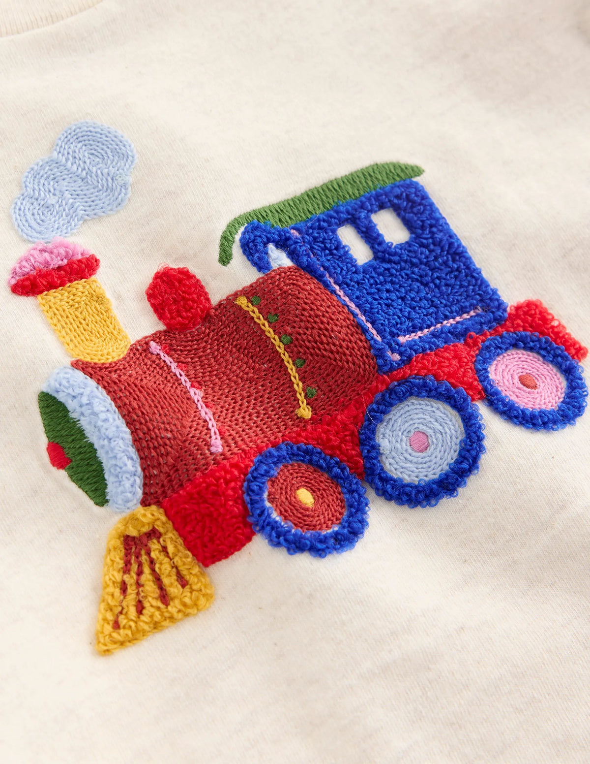 Jersey Overalls Play Set-Oatmeal Marl Train