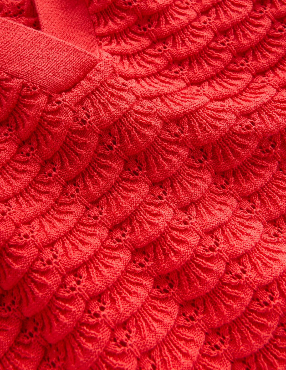 Collared Henley Sweater-Strawberry Tart Red