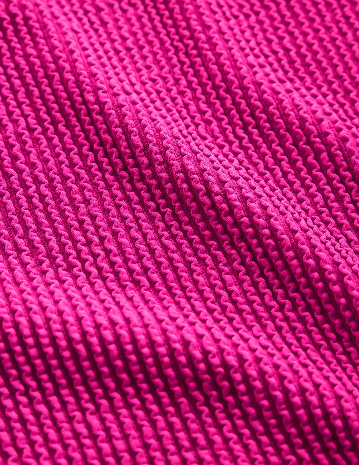 One Shoulder Swimsuit-Amazing Pink