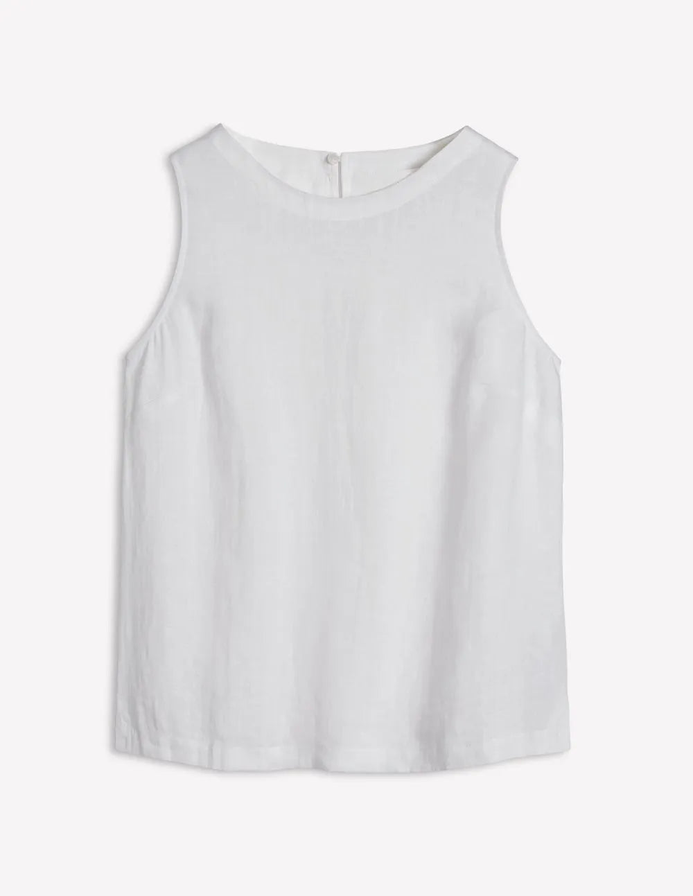 Linen Shell Top-White