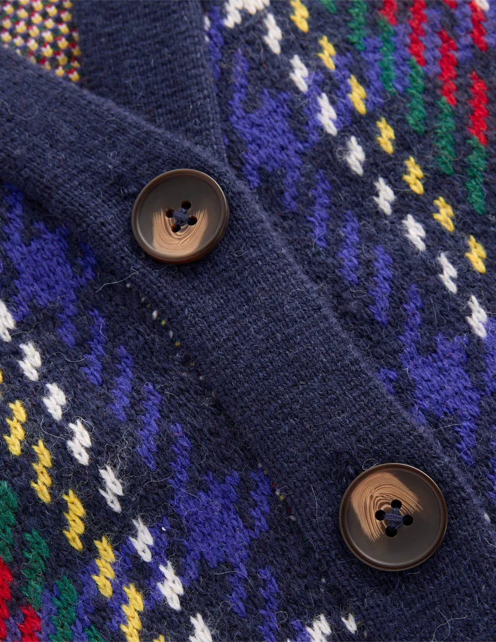 Quinn Boyfriend Cardigan-Navy, Green and Red Check