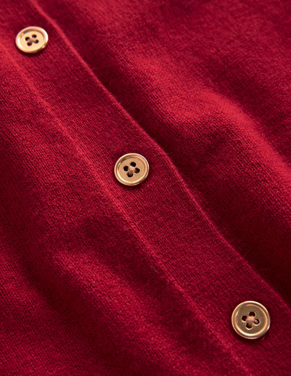 Briony Stitch Cardigan-Crimson Red