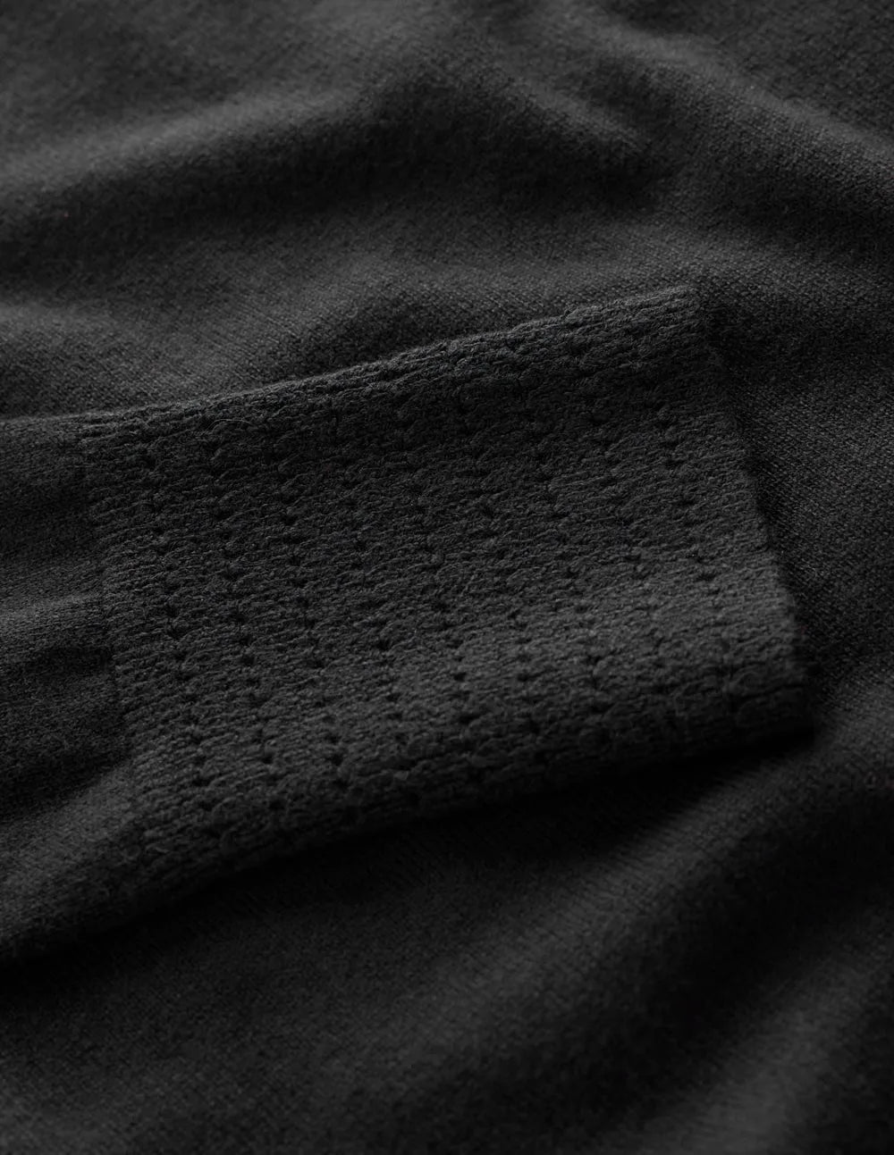 Briony Stitch Sweater-Black