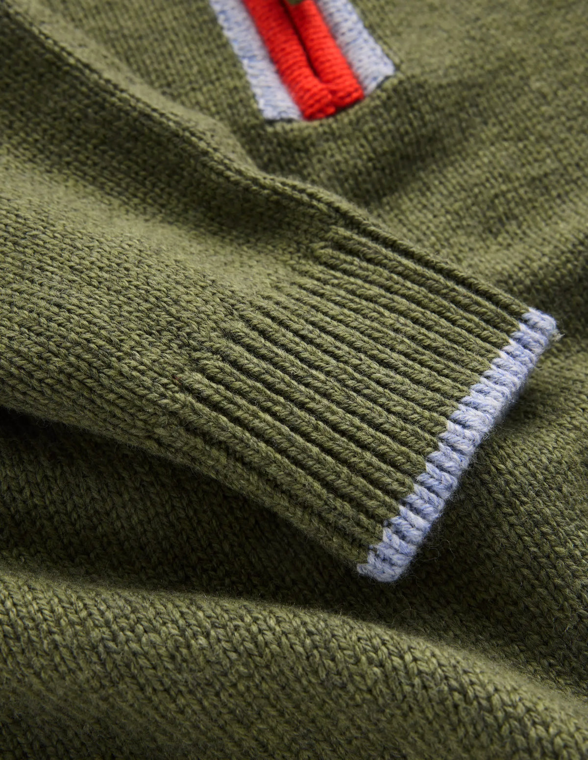 Heritage Half-Zip Sweater-Chive Marl