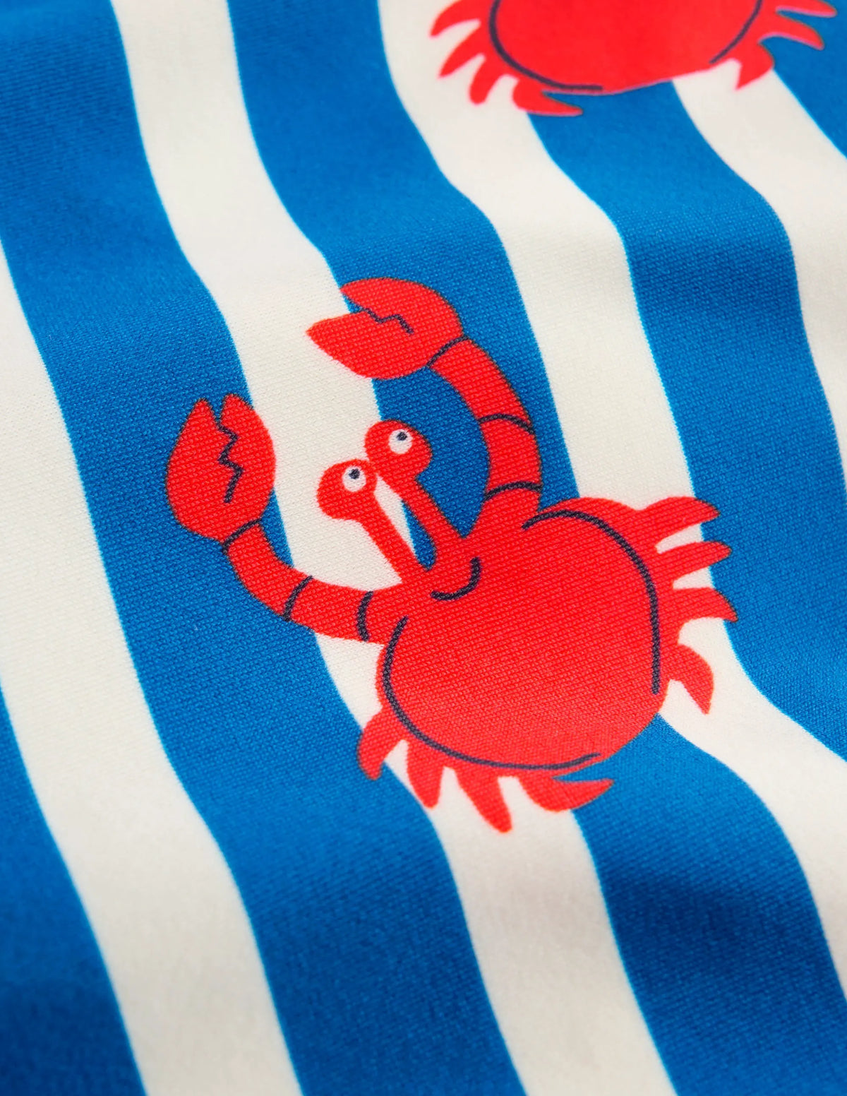 Swim Trunks-Soft Ivory Crab