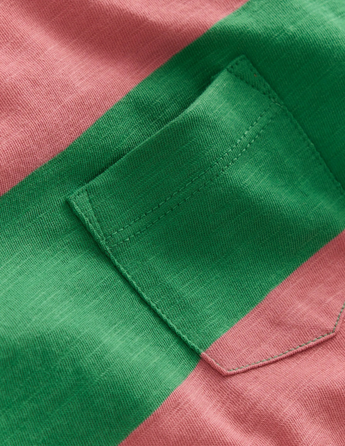 Everyday Short Sleeve T-Shirt-Shamrock Green/Chintz Pink