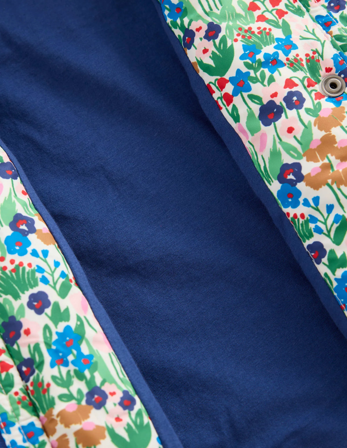 Janie Borg Mix Jacket-Blue Spring Flowerbed