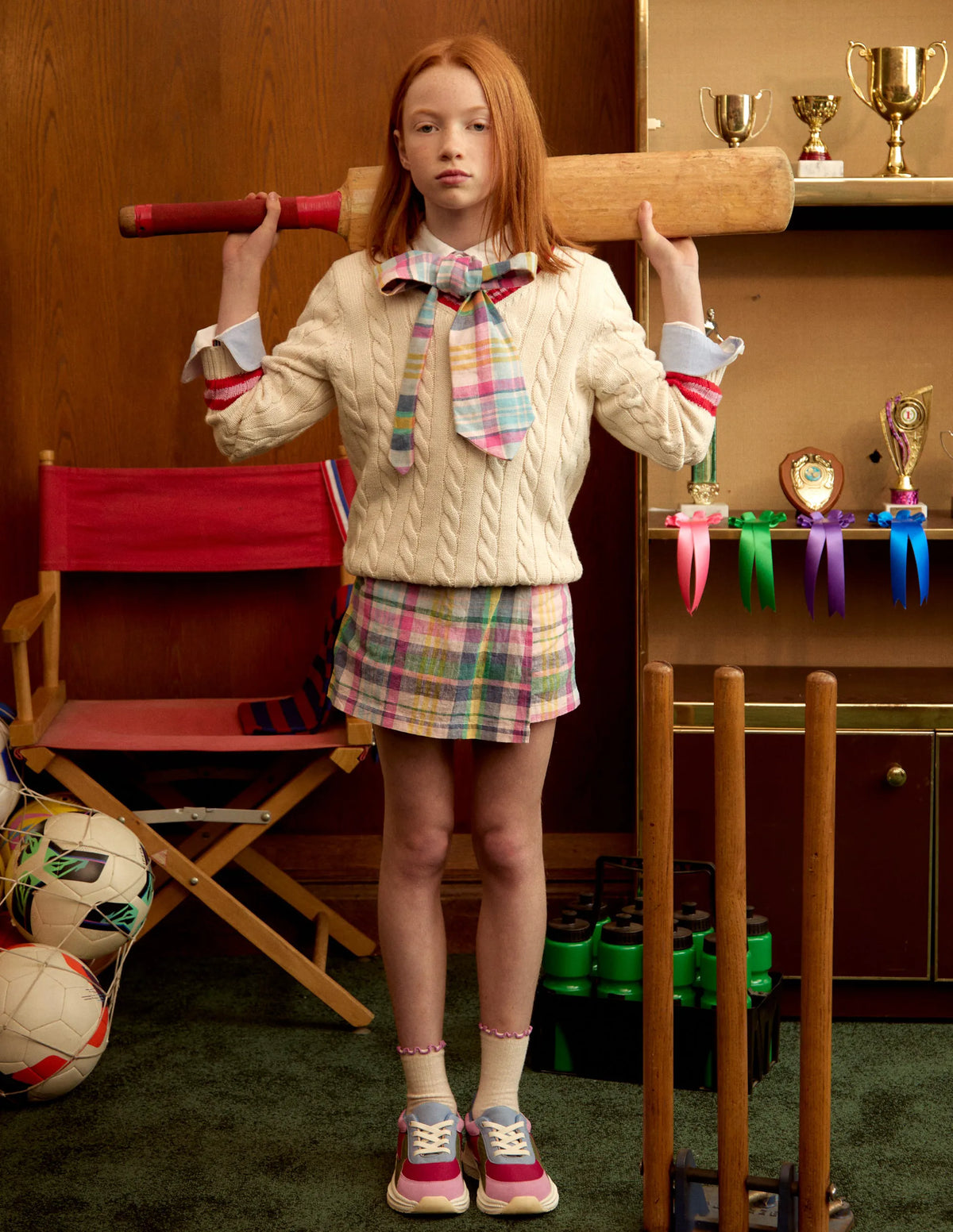 Wrap Woven Skort-Multi