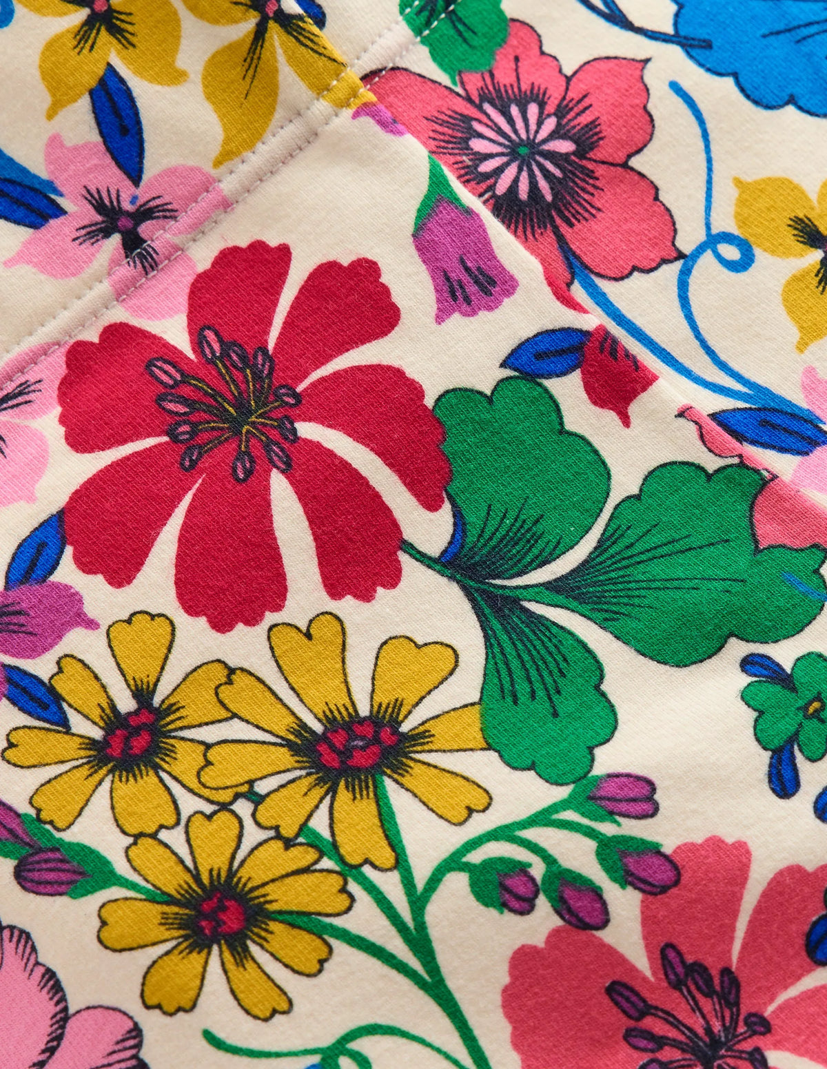 Fun Leggings-Multi Rainbow Floral