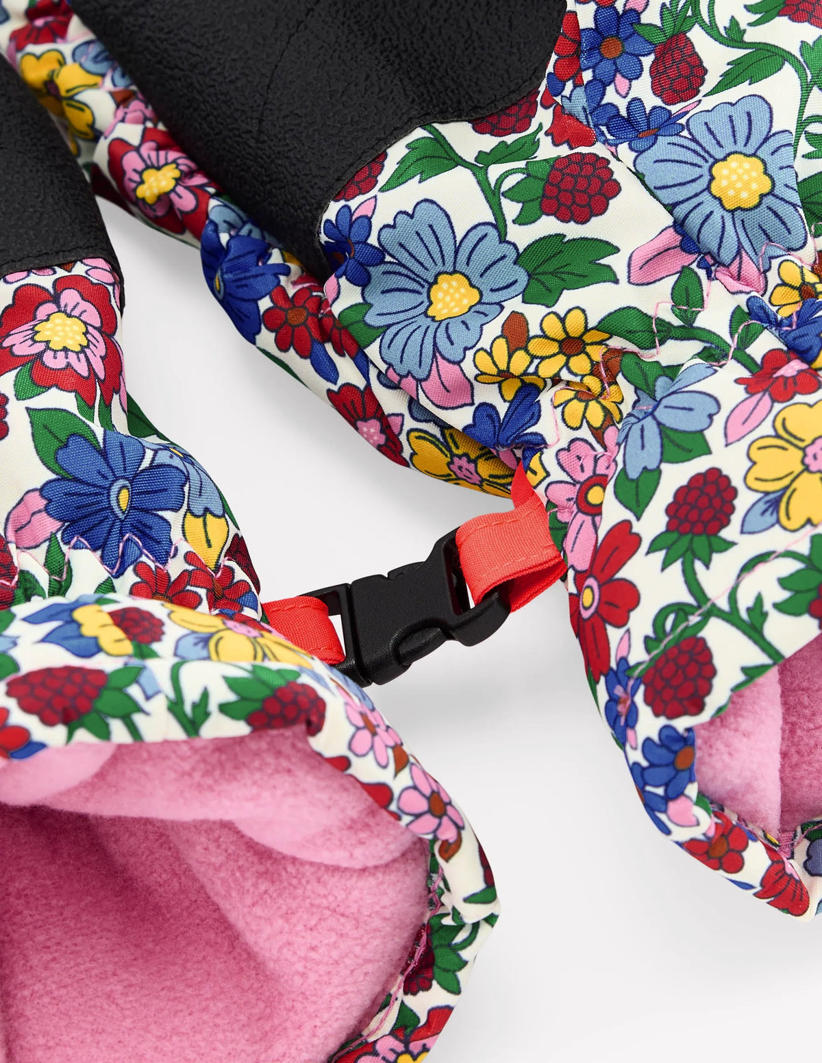 All Weather Mittens-Pink Ditsy Floral