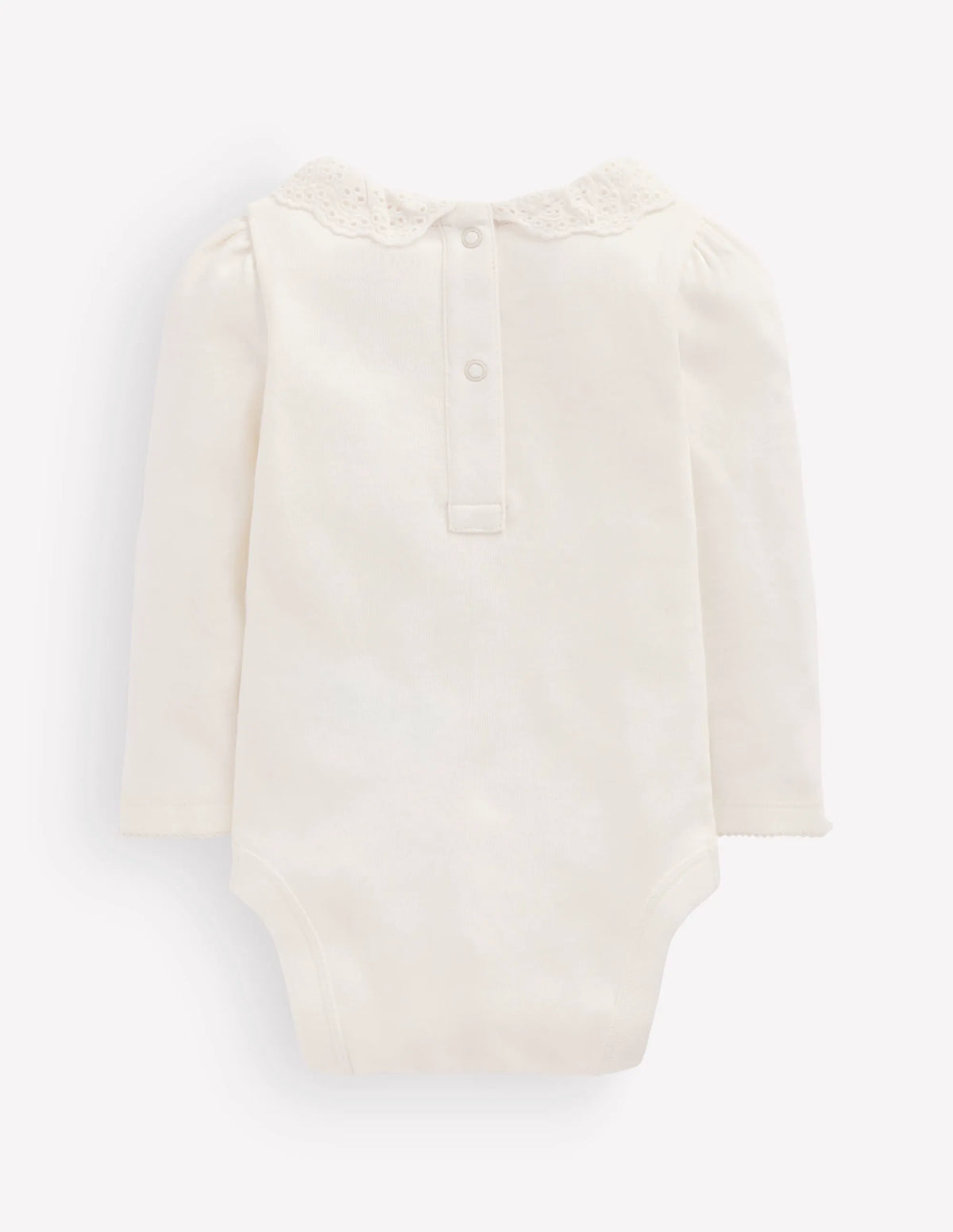 Broderie Collared Body-Ivory