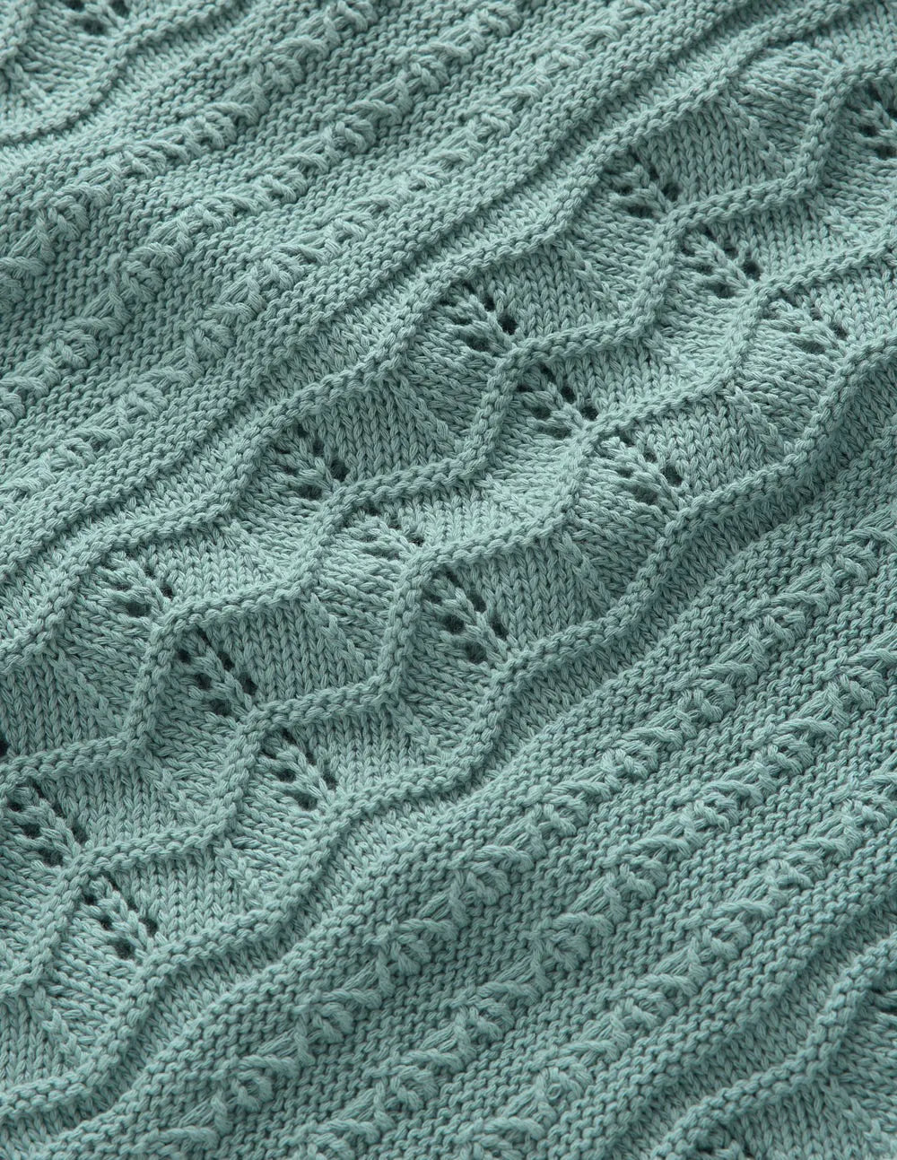 Monica Knitted T-Shirt-Blue