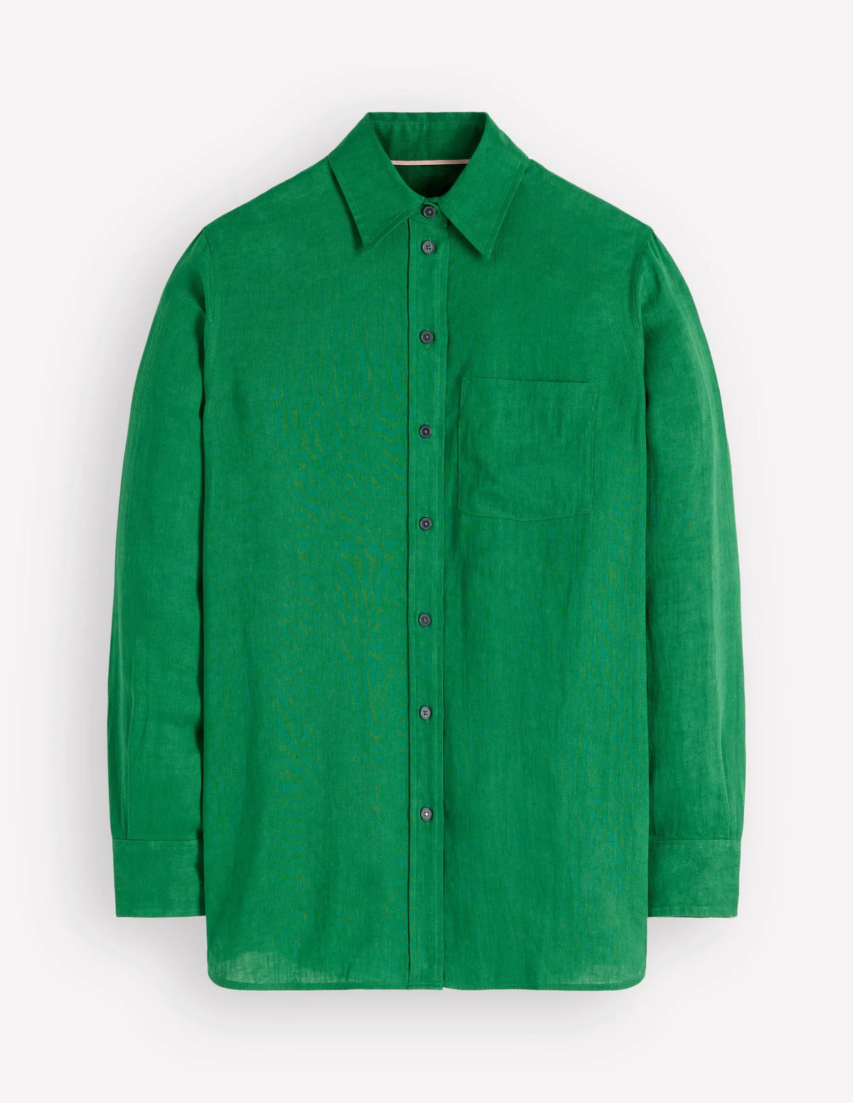 Sadie Relaxed Linen Shirt-Fresh Green